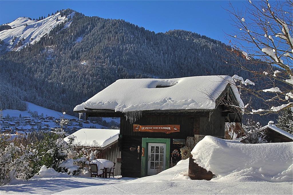 Micro-Lodge, Le Petit Nid D'Amour Montriond Eksteriør bilde