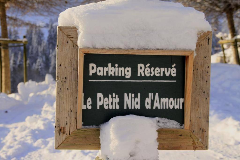 Micro-Lodge, Le Petit Nid D'Amour Montriond Eksteriør bilde
